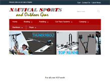 Tablet Screenshot of nauticalsports.co.za